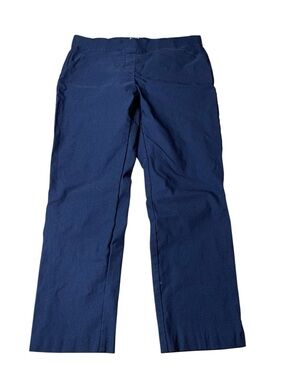 Haggar Petite Navy Blue Pull-On Dress Pants - Size 12P